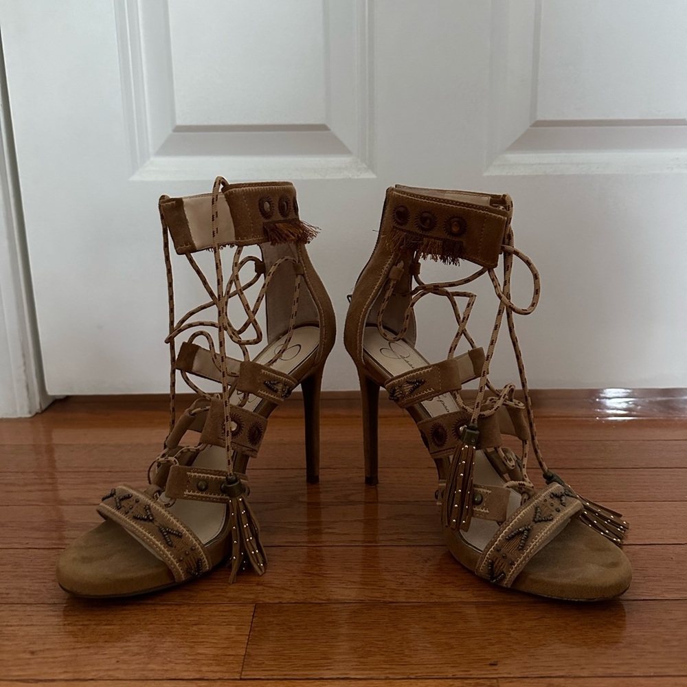 Jessica Simpson Tribal Heels